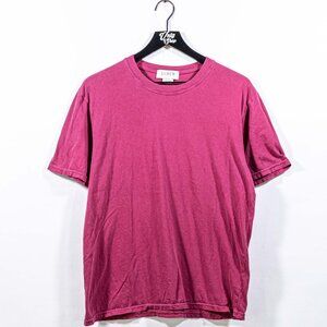 J Crew Blank T-Shirt Made in USA Large VTG 90s Y2K Streetwear Preppy Classic